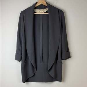 Aritzia Wilfred Chevalier Charcoal Gray Women's Blazer Size 0